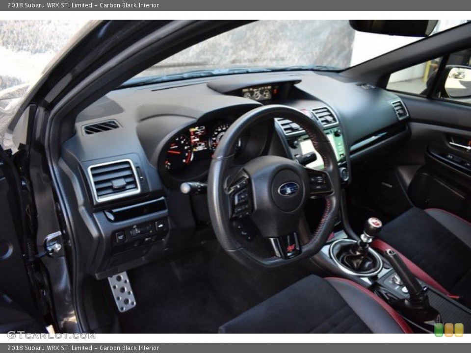 Carbon Black Interior Dashboard for the 2018 Subaru WRX STI Limited #135734978
