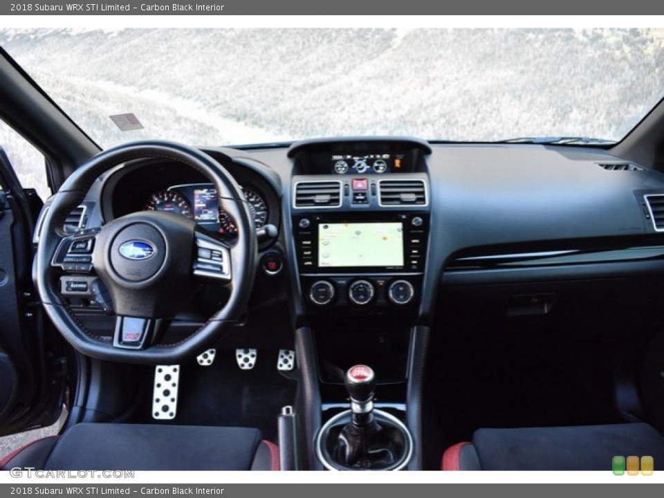 Carbon Black Interior Dashboard for the 2018 Subaru WRX STI Limited #135735038
