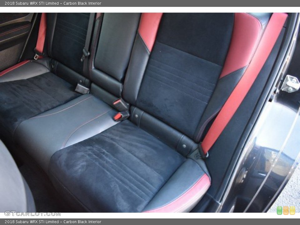 Carbon Black Interior Rear Seat for the 2018 Subaru WRX STI Limited #135735206