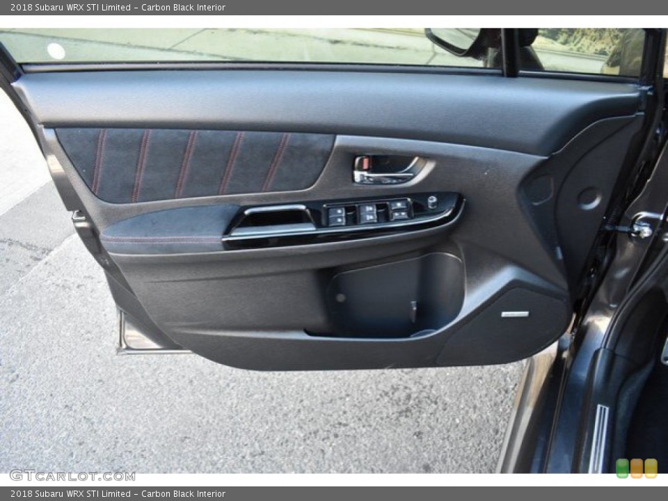 Carbon Black Interior Door Panel for the 2018 Subaru WRX STI Limited #135735260