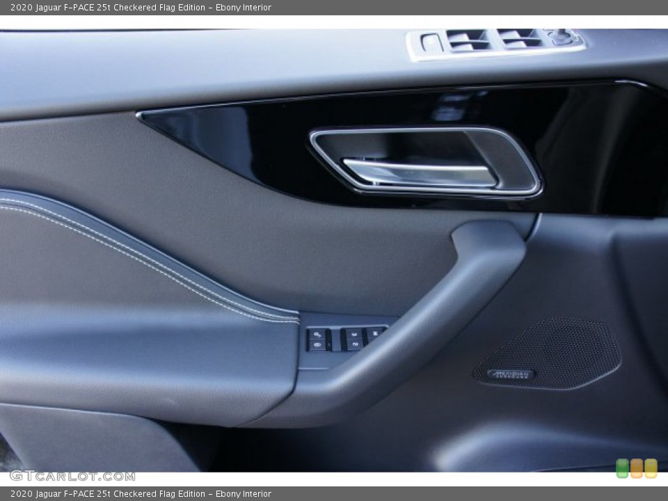 Ebony Interior Door Panel for the 2020 Jaguar F-PACE 25t Checkered Flag Edition #135735647