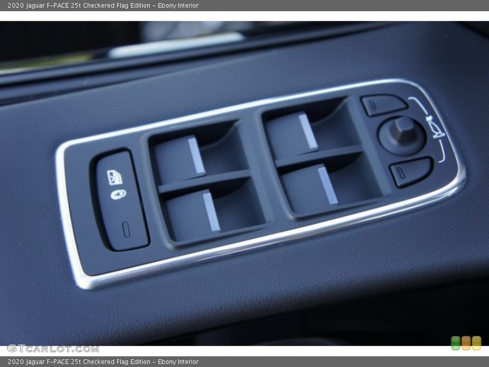 Ebony Interior Controls for the 2020 Jaguar F-PACE 25t Checkered Flag Edition #135735663
