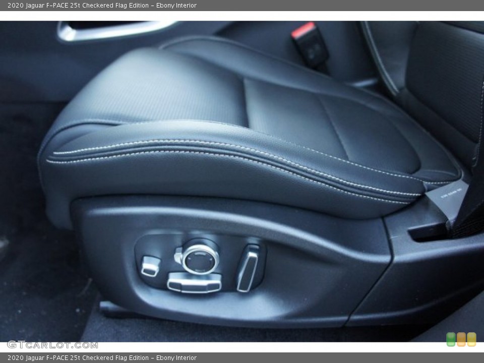 Ebony Interior Front Seat for the 2020 Jaguar F-PACE 25t Checkered Flag Edition #135735716