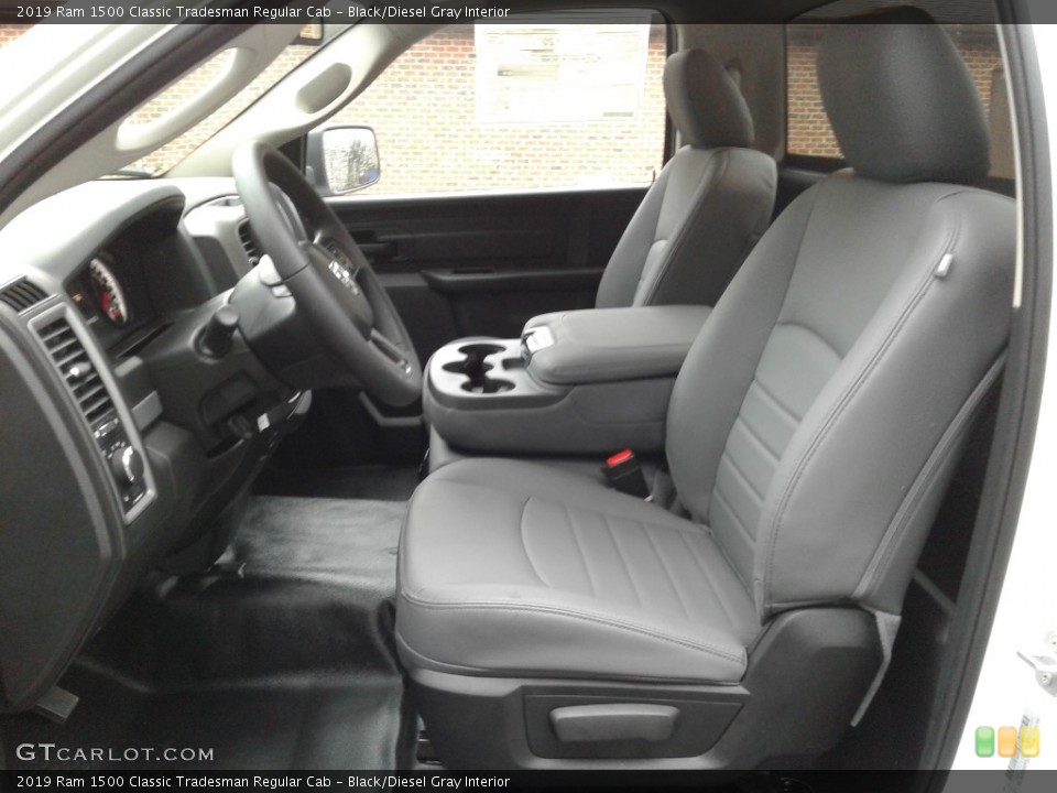 Black/Diesel Gray Interior Photo for the 2019 Ram 1500 Classic Tradesman Regular Cab #135735950