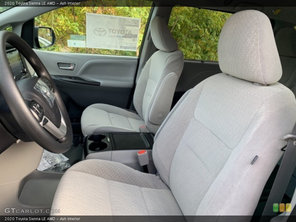 Ash Interior Front Seat for the 2020 Toyota Sienna LE AWD #135735953