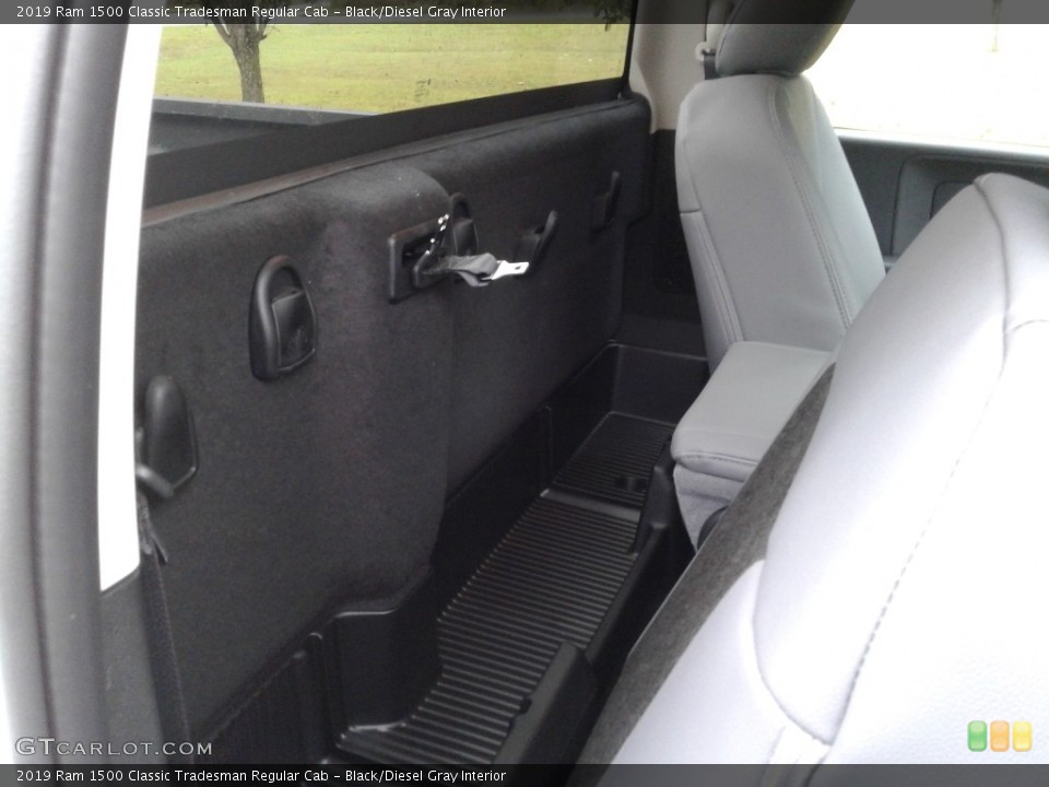 Black/Diesel Gray Interior Rear Seat for the 2019 Ram 1500 Classic Tradesman Regular Cab #135736037