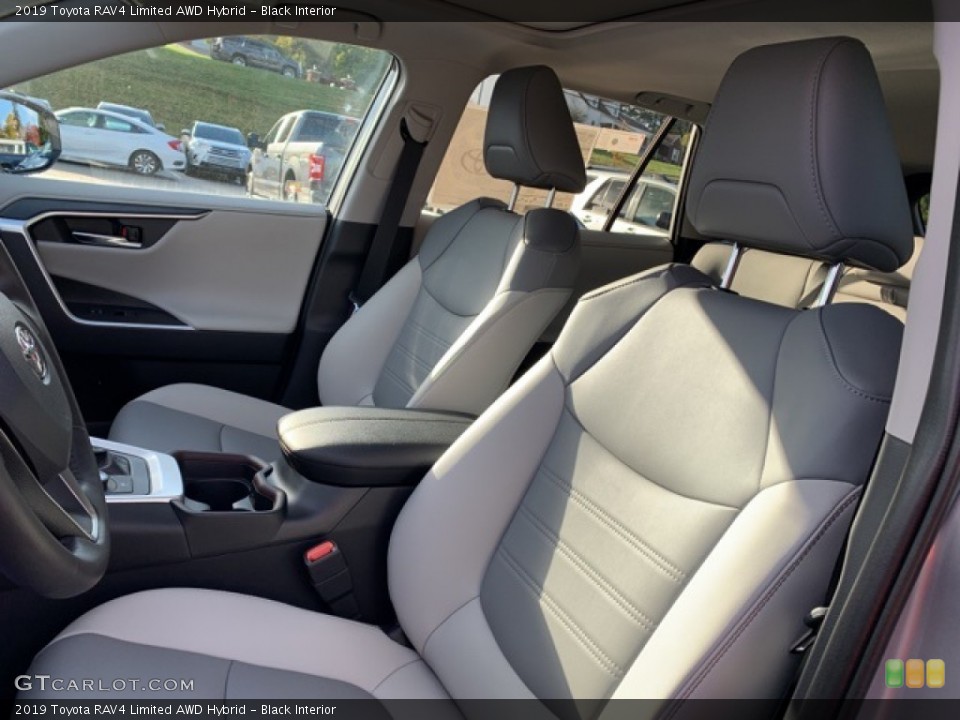 Black Interior Front Seat for the 2019 Toyota RAV4 Limited AWD Hybrid #135736277