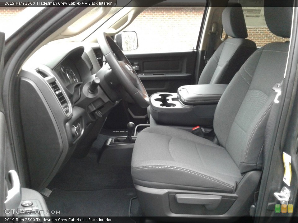 Black Interior Front Seat for the 2019 Ram 2500 Tradesman Crew Cab 4x4 #135738914