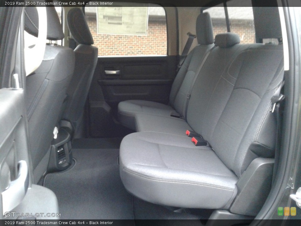 Black Interior Rear Seat for the 2019 Ram 2500 Tradesman Crew Cab 4x4 #135738944