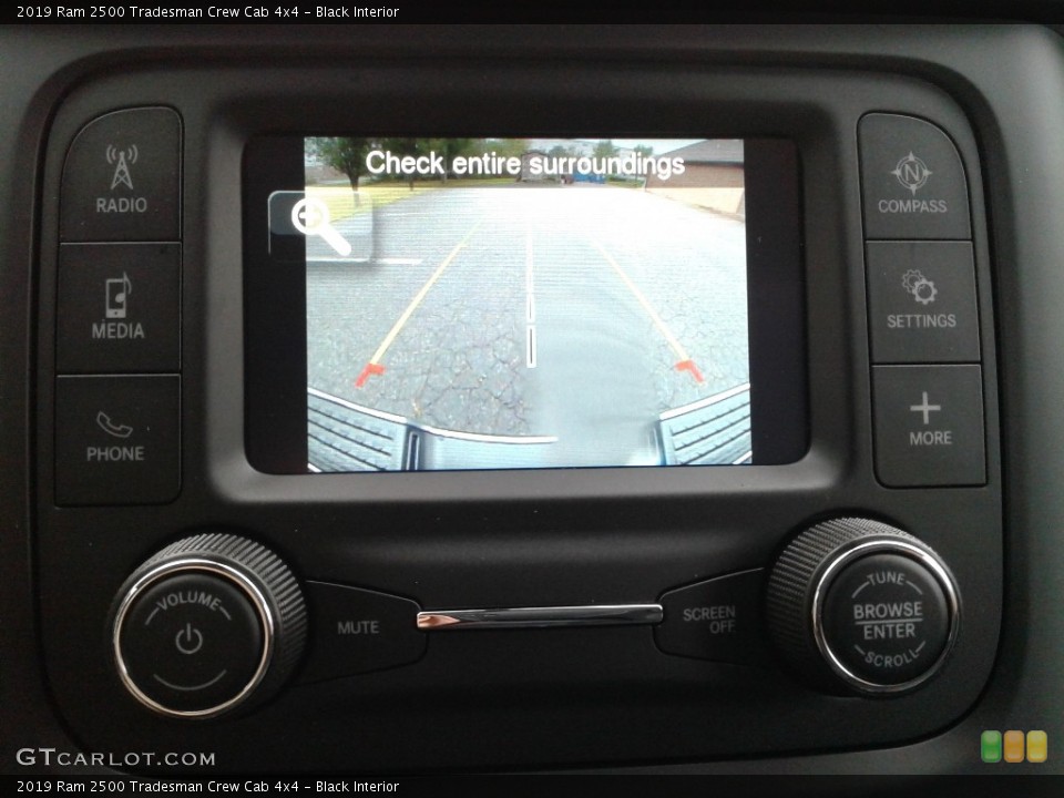 Black Interior Controls for the 2019 Ram 2500 Tradesman Crew Cab 4x4 #135739208
