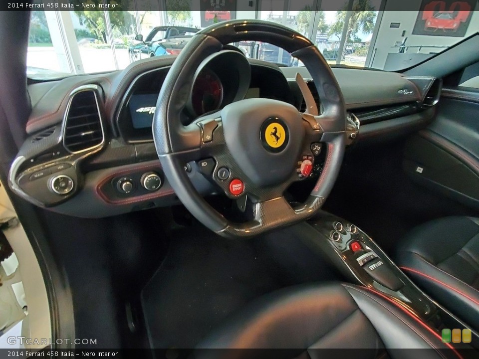 Nero Interior Steering Wheel for the 2014 Ferrari 458 Italia #135739271