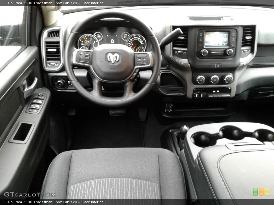 Black Interior Dashboard for the 2019 Ram 2500 Tradesman Crew Cab 4x4 #135739322