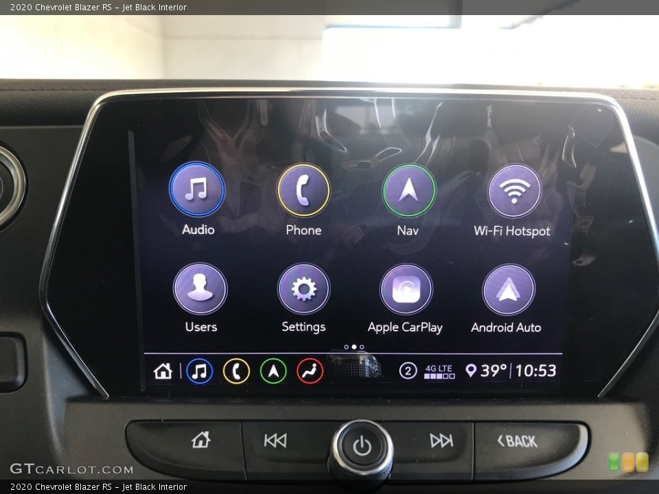 Jet Black Interior Controls for the 2020 Chevrolet Blazer RS #135746007