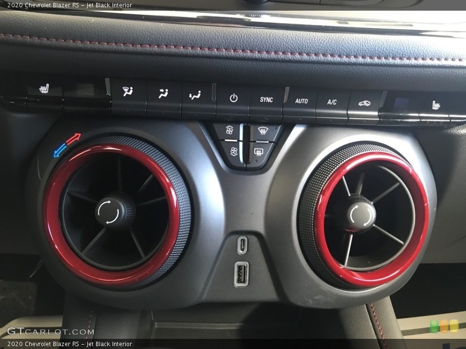 Jet Black Interior Controls for the 2020 Chevrolet Blazer RS #135746040