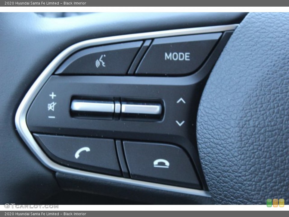 Black Interior Steering Wheel for the 2020 Hyundai Santa Fe Limited #135746766