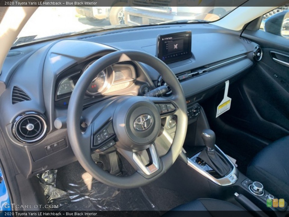 Blue Black Interior Dashboard for the 2020 Toyota Yaris LE Hatchback #135747663