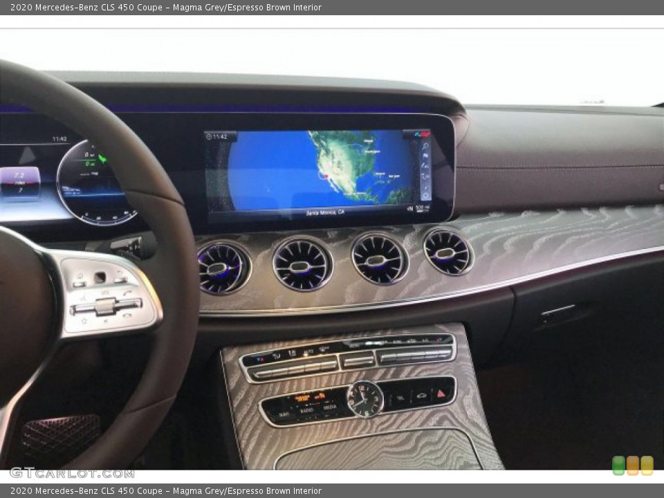 Magma Grey/Espresso Brown Interior Dashboard for the 2020 Mercedes-Benz CLS 450 Coupe #135756635