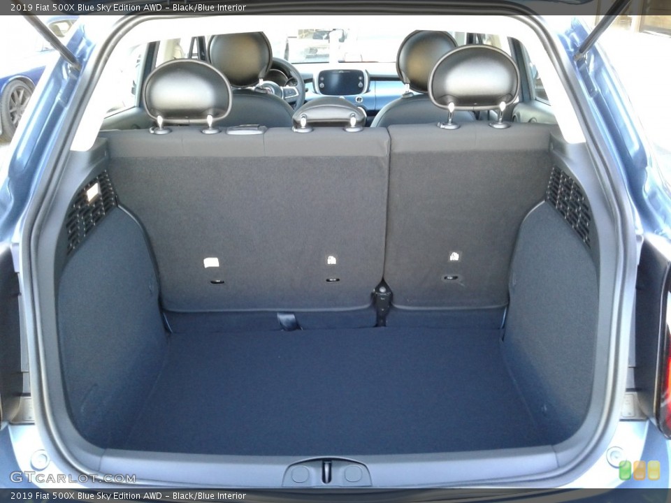 Black/Blue Interior Trunk for the 2019 Fiat 500X Blue Sky Edition AWD #135756710