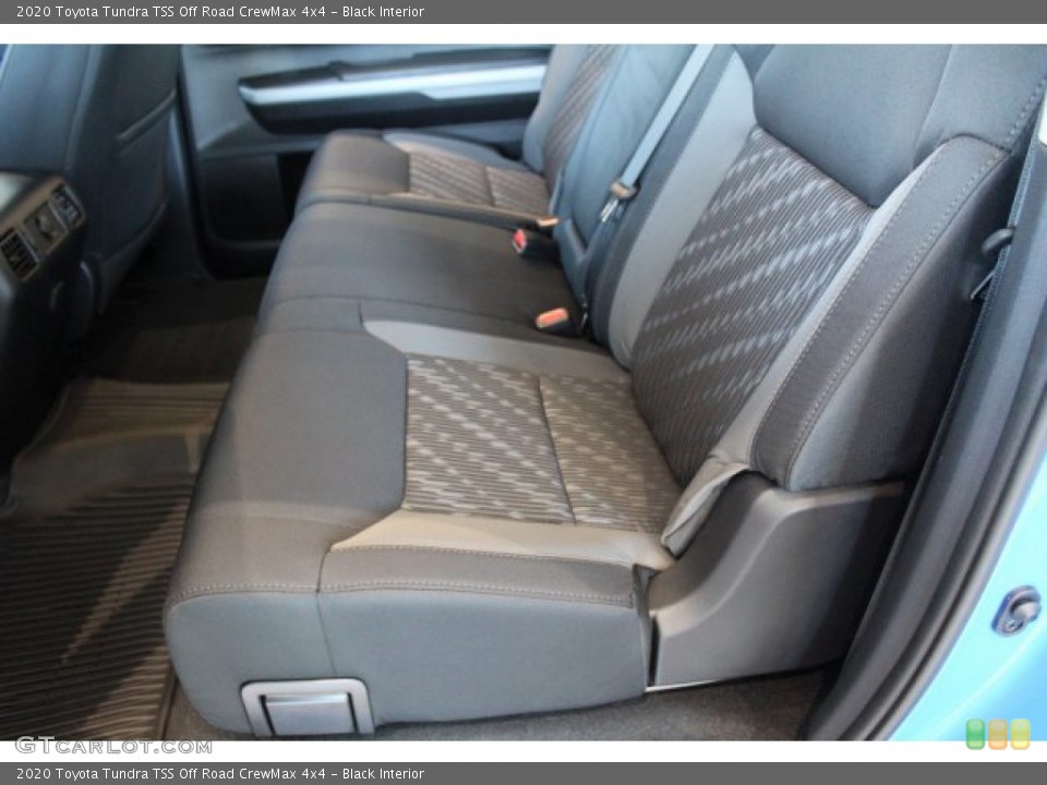 Black Interior Rear Seat for the 2020 Toyota Tundra TSS Off Road CrewMax 4x4 #135757755