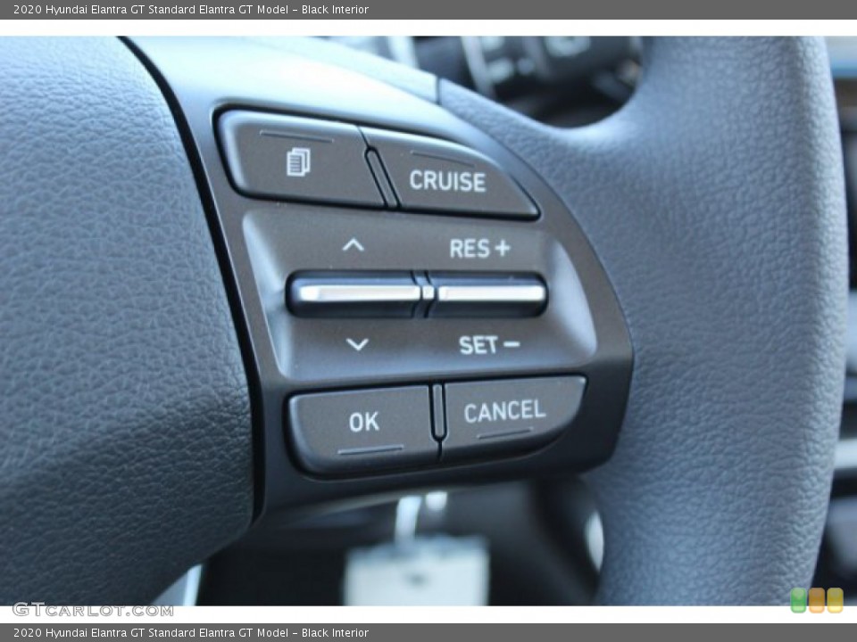 Black Interior Steering Wheel for the 2020 Hyundai Elantra GT  #135758709
