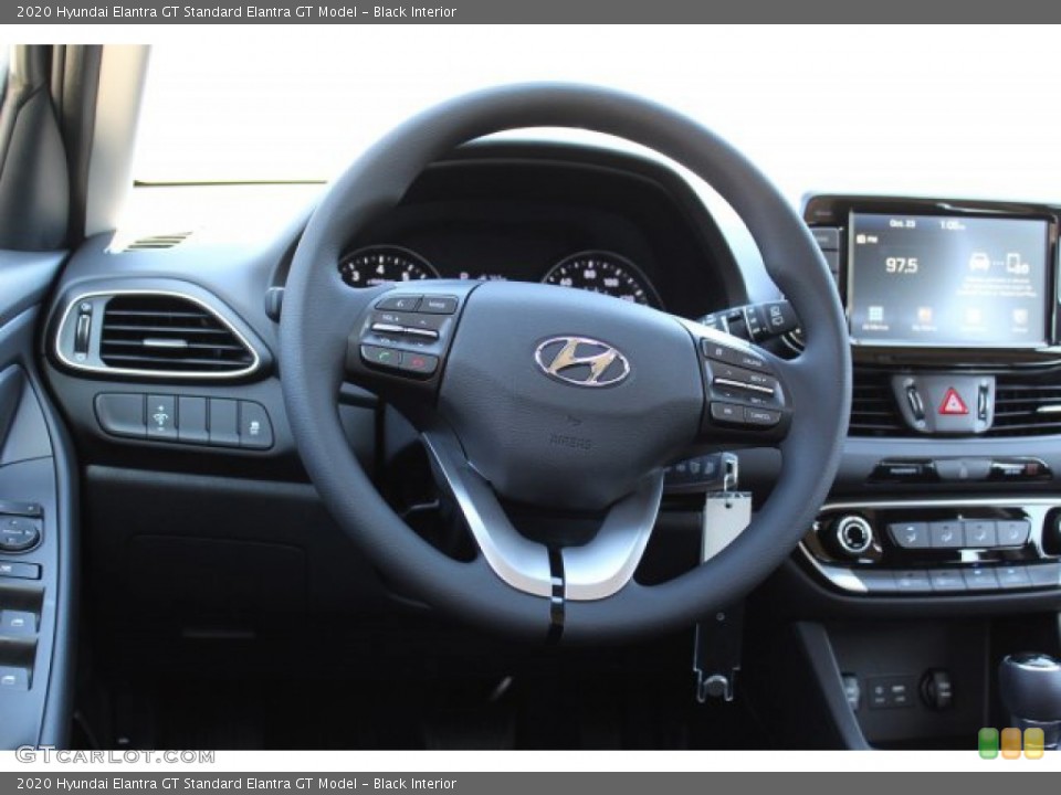 Black Interior Steering Wheel for the 2020 Hyundai Elantra GT  #135758793