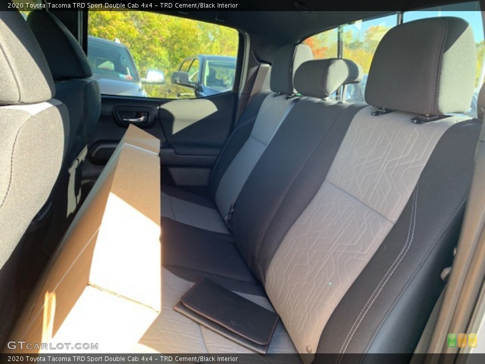 TRD Cement/Black Interior Rear Seat for the 2020 Toyota Tacoma TRD Sport Double Cab 4x4 #135760335