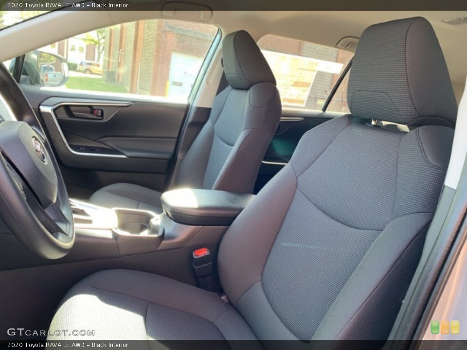 Black Interior Front Seat for the 2020 Toyota RAV4 LE AWD #135760923