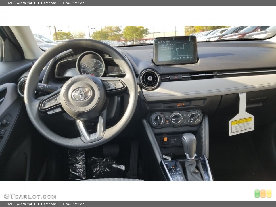 Gray Interior Dashboard for the 2020 Toyota Yaris LE Hatchback #135764297