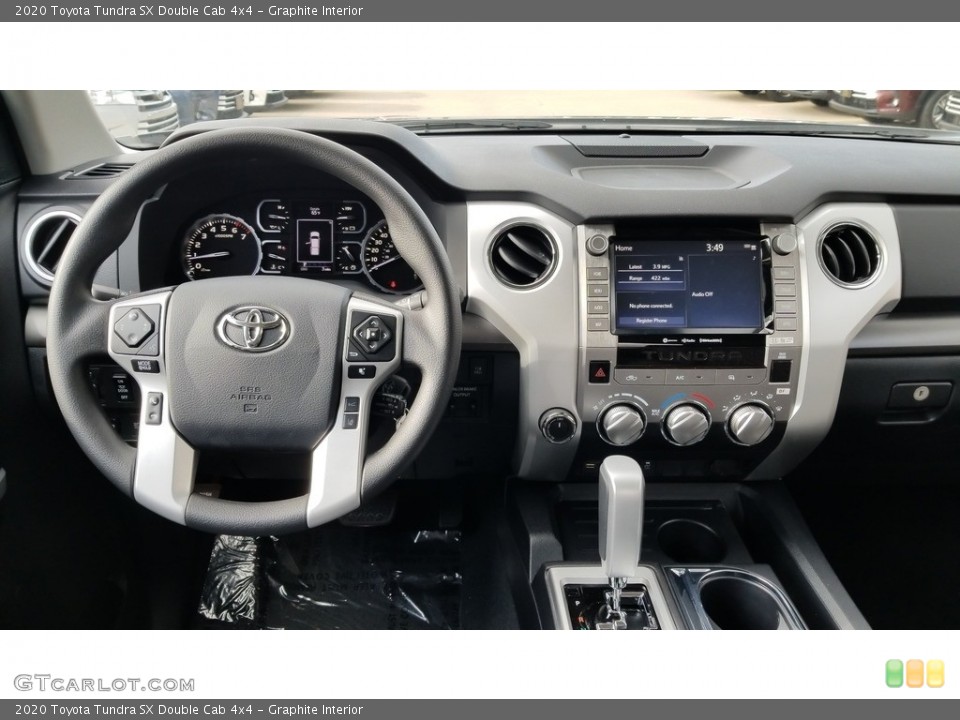 Graphite Interior Dashboard for the 2020 Toyota Tundra SX Double Cab 4x4 #135765416
