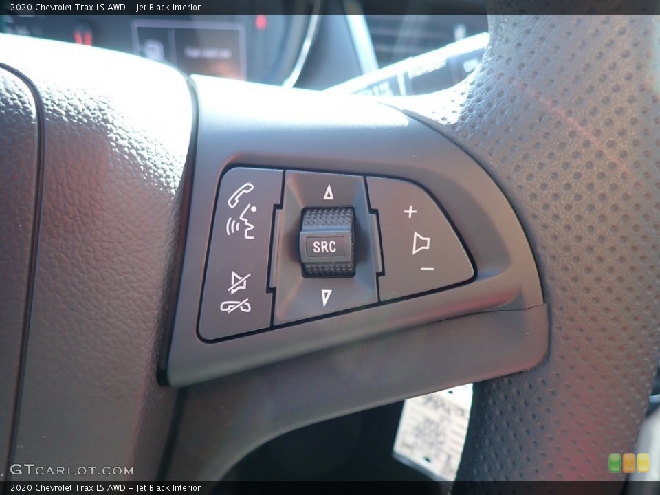 Jet Black Interior Steering Wheel for the 2020 Chevrolet Trax LS AWD #135771755