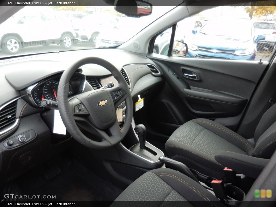 Jet Black Interior Front Seat for the 2020 Chevrolet Trax LS #135771839