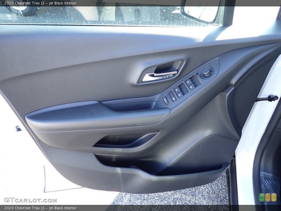 Jet Black Interior Door Panel for the 2020 Chevrolet Trax LS #135772019