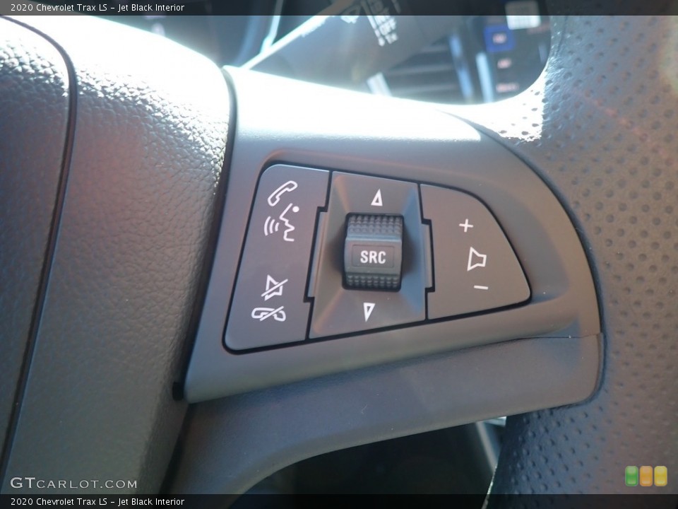 Jet Black Interior Steering Wheel for the 2020 Chevrolet Trax LS #135772064