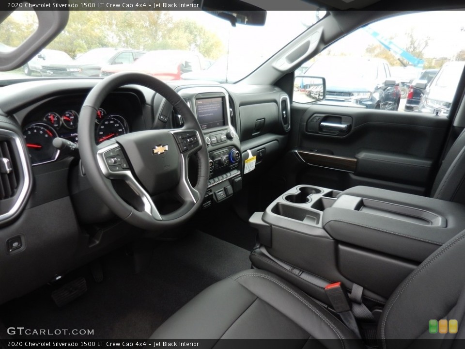 Jet Black Interior Photo for the 2020 Chevrolet Silverado 1500 LT Crew Cab 4x4 #135772421