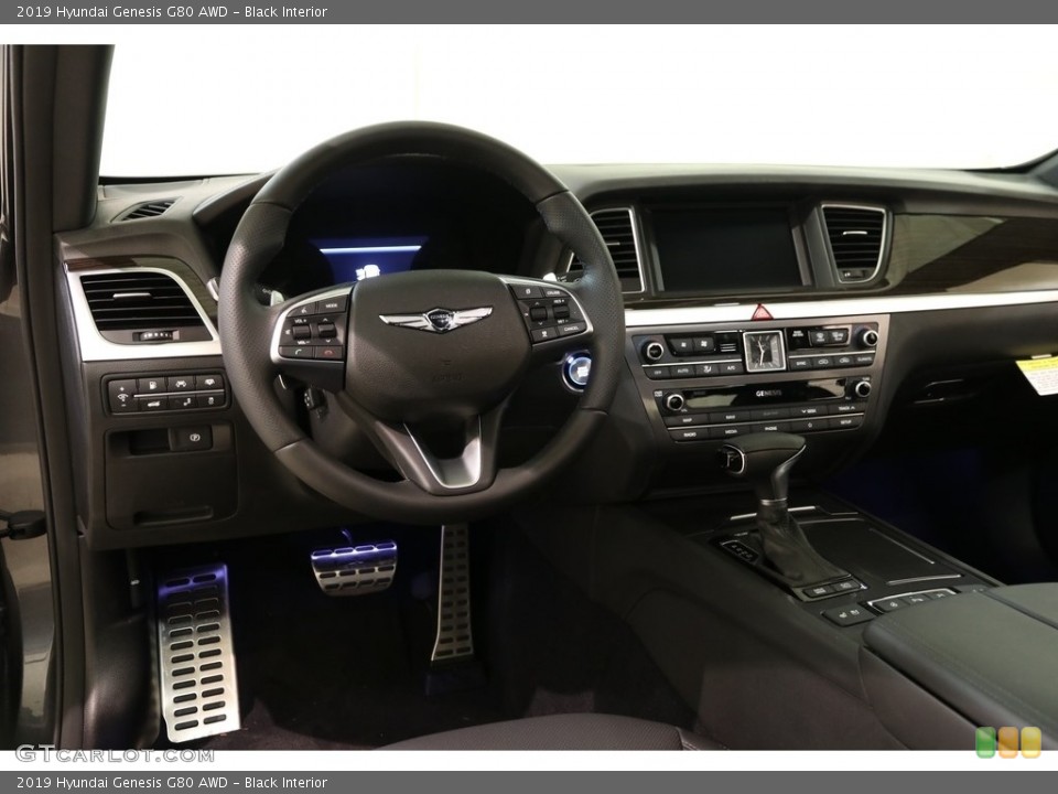 Black Interior Dashboard for the 2019 Hyundai Genesis G80 AWD #135776729