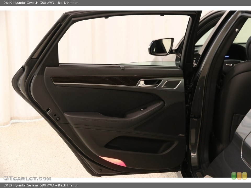 Black Interior Door Panel for the 2019 Hyundai Genesis G80 AWD #135776987