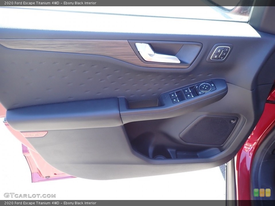 Ebony Black Interior Door Panel for the 2020 Ford Escape Titanium 4WD #135779711