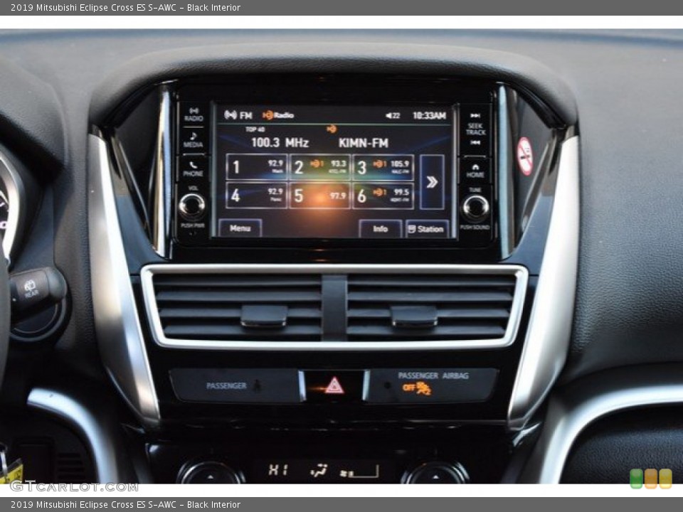 Black Interior Controls for the 2019 Mitsubishi Eclipse Cross ES S-AWC #135781658