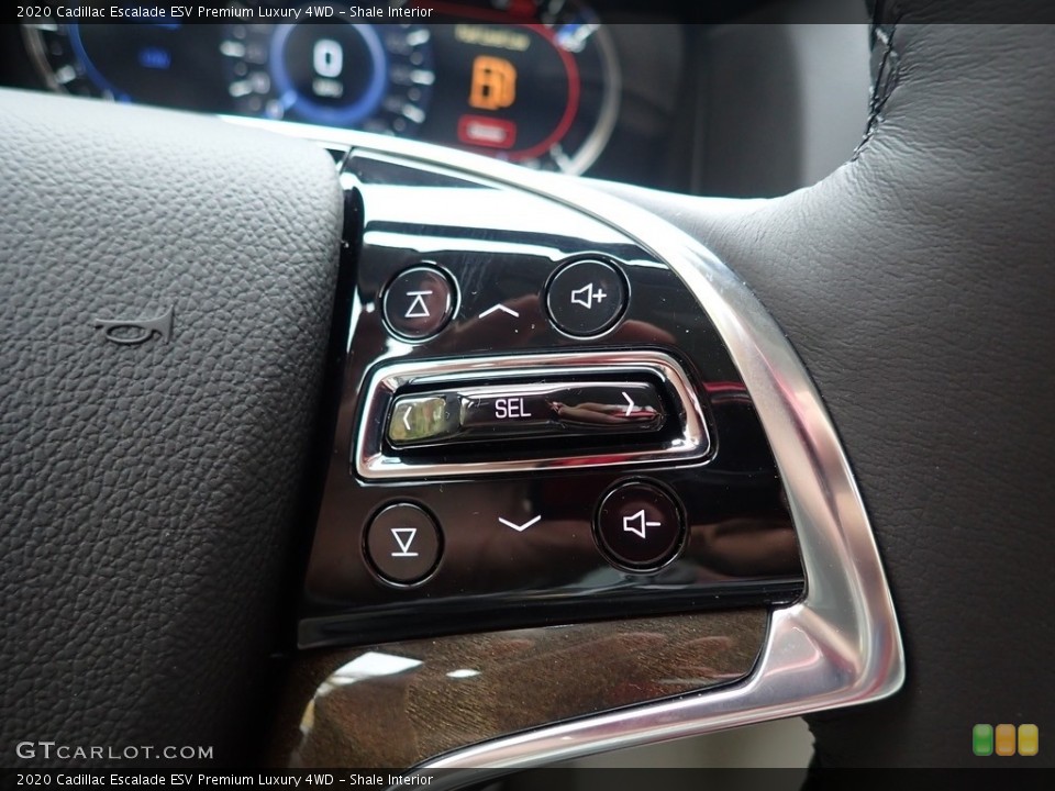 Shale Interior Steering Wheel for the 2020 Cadillac Escalade ESV Premium Luxury 4WD #135786134