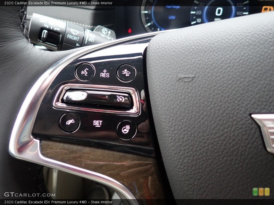 Shale Interior Steering Wheel for the 2020 Cadillac Escalade ESV Premium Luxury 4WD #135786158