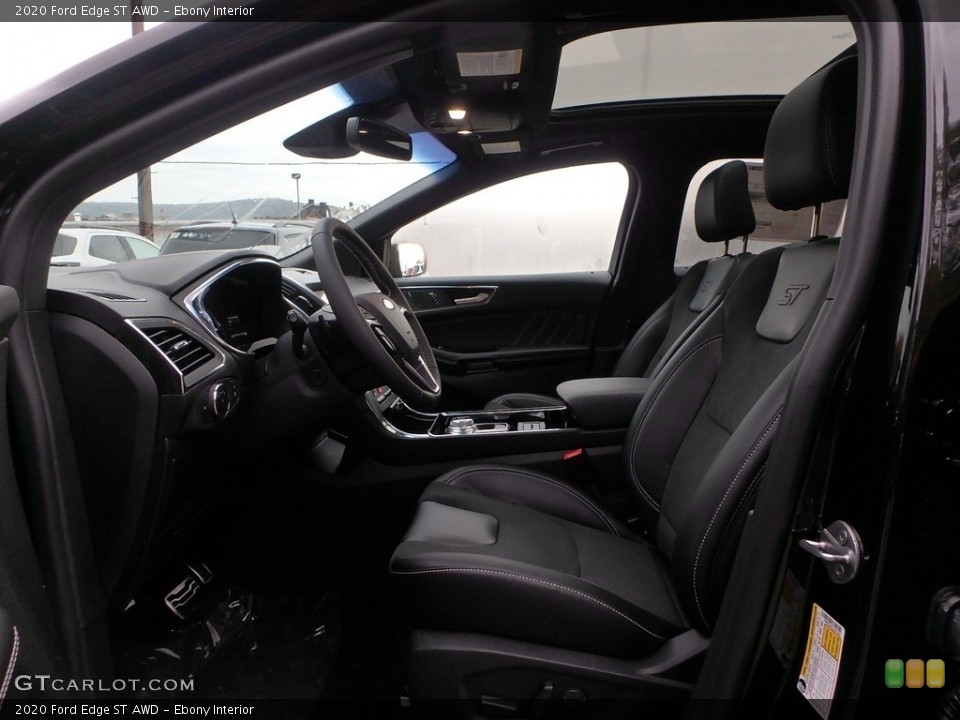 Ebony Interior Front Seat for the 2020 Ford Edge ST AWD #135786500