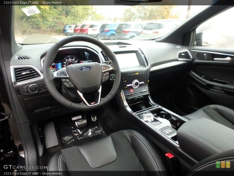 Ebony Interior Photo for the 2020 Ford Edge ST AWD #135786548