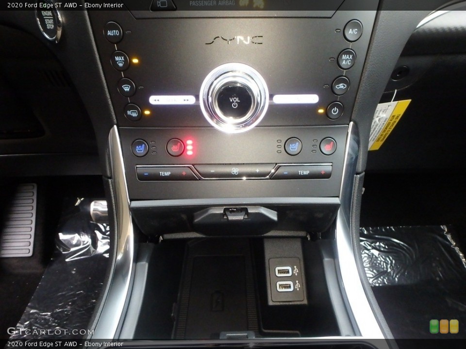 Ebony Interior Controls for the 2020 Ford Edge ST AWD #135786626