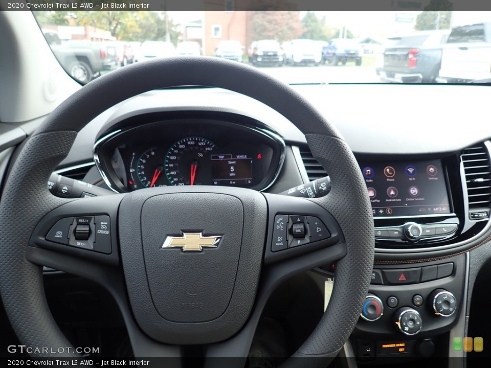 Jet Black Interior Dashboard for the 2020 Chevrolet Trax LS AWD #135786662