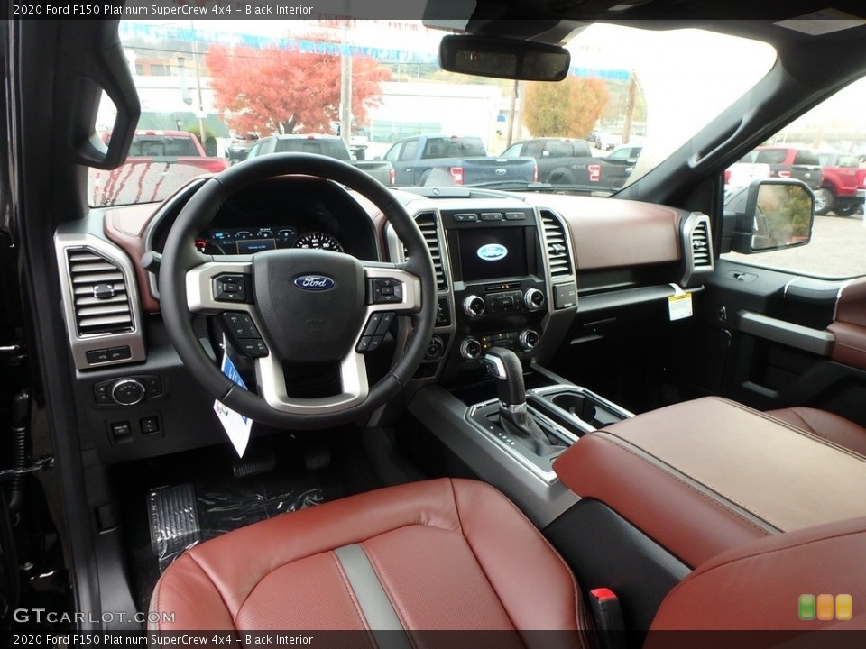 Black Interior Photo for the 2020 Ford F150 Platinum SuperCrew 4x4 #135787076
