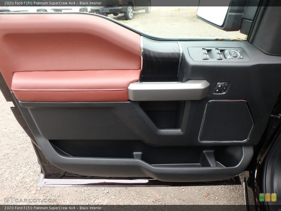 Black Interior Door Panel for the 2020 Ford F150 Platinum SuperCrew 4x4 #135787109