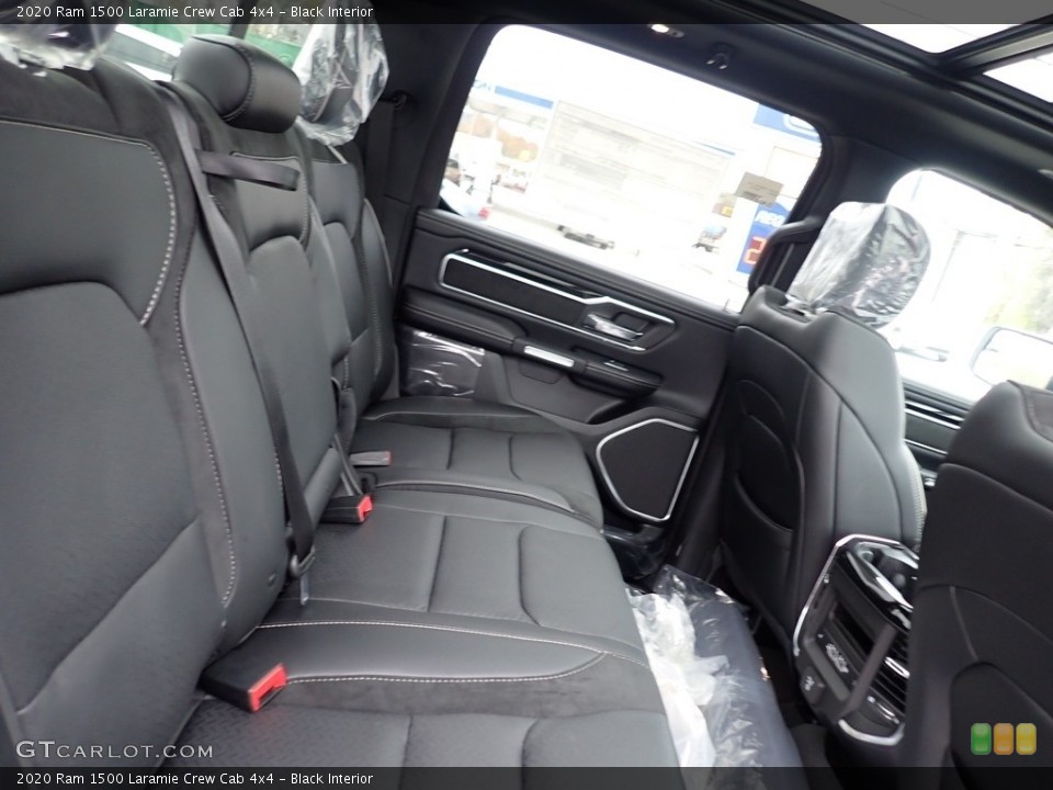 Black Interior Rear Seat for the 2020 Ram 1500 Laramie Crew Cab 4x4 #135787559