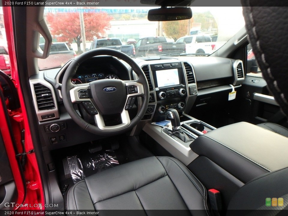 Black Interior Photo for the 2020 Ford F150 Lariat SuperCrew 4x4 #135787643
