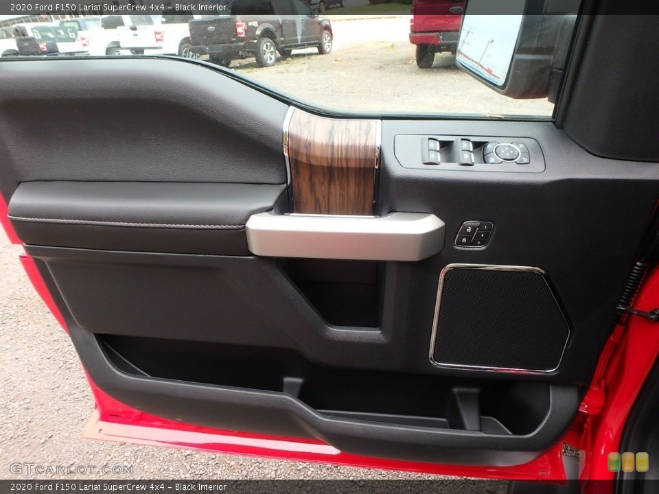 Black Interior Door Panel for the 2020 Ford F150 Lariat SuperCrew 4x4 #135787670