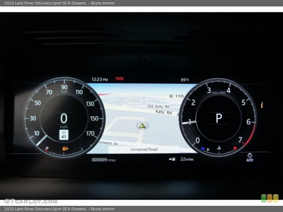 Ebony Interior Gauges for the 2020 Land Rover Discovery Sport SE R-Dynamic #135791264